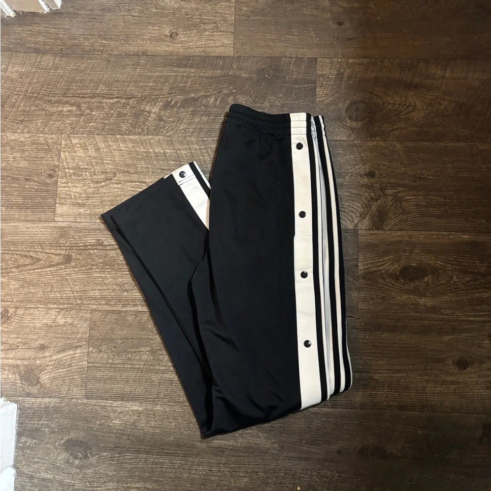Adidas Women’s Black & White Track Pants - Picture 3 of 4
